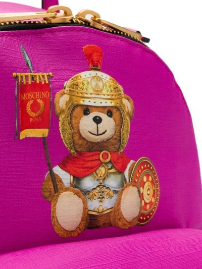 Shop Moschino Teddy Backpack In Pink