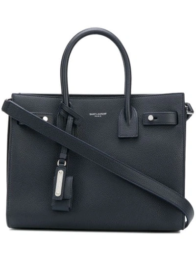 Shop Saint Laurent Sac De Jour Souple Tote In Blue