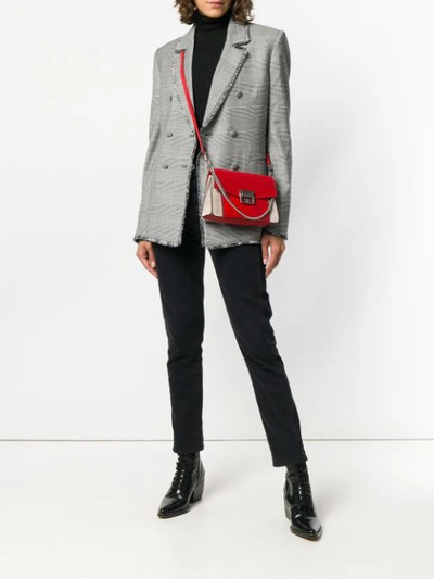 Givenchy Small Gv3 Leather Bag In Red