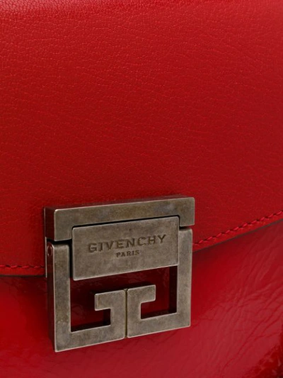 Givenchy Small Gv3 Leather Bag In Red