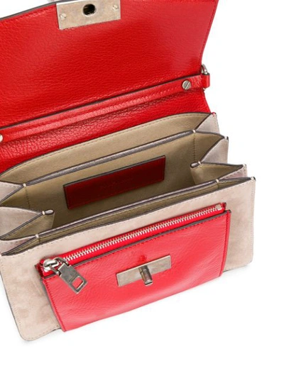 Givenchy Small Gv3 Leather Bag In Red