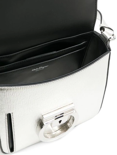 Gancini lock shoulder bag