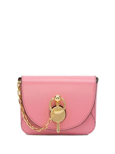 Shop Jw Anderson Nano Keyts Bag In Pink