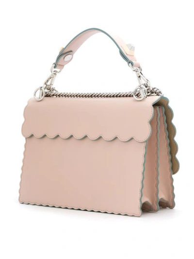Shop Fendi Kan I Shoulder Bag In Pink