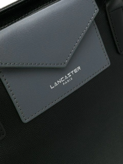 Shop Lancaster Shopper Tote  In Black