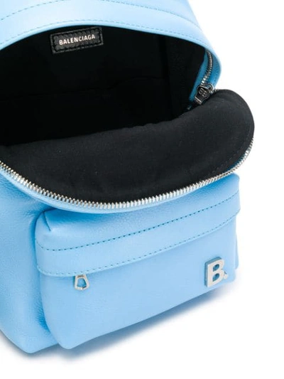 Shop Balenciaga "xxs" Rucksack In Blue