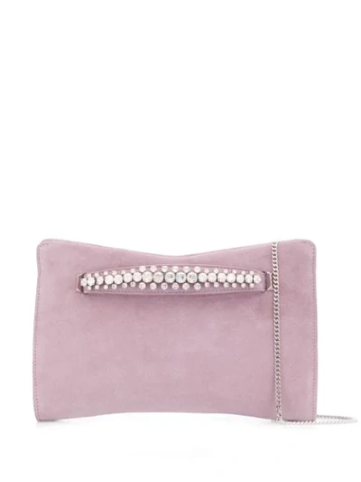 Shop Jimmy Choo Venus Clutch Bag In Pink