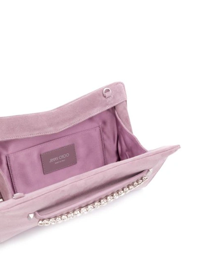 Shop Jimmy Choo Venus Clutch Bag In Pink