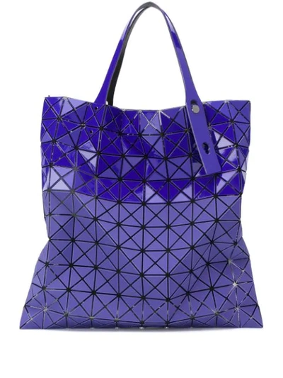 Shop Bao Bao Issey Miyake Lucent Geometric Tote Bag In Purple