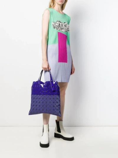 Shop Bao Bao Issey Miyake Lucent Geometric Tote Bag In Purple