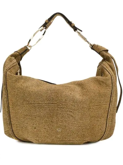 Shop Borbonese Medium Hobo Tote Bag In Neutrals