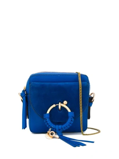 Shop See By Chloé Small Joan Shoulder Bag In Blue