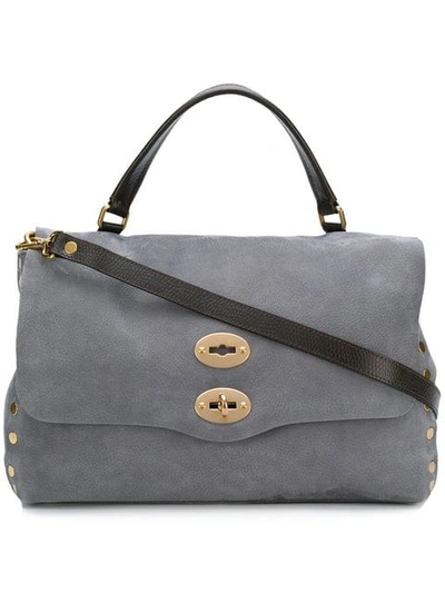 Shop Zanellato Postina Tote Bag In Grey