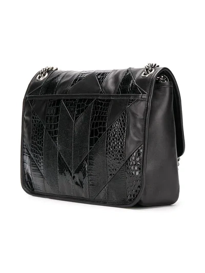 Shop Saint Laurent Niki Medium Shoulder Bag In Black