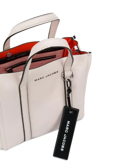 Shop Marc Jacobs The Tag Tote Bag In Neutrals