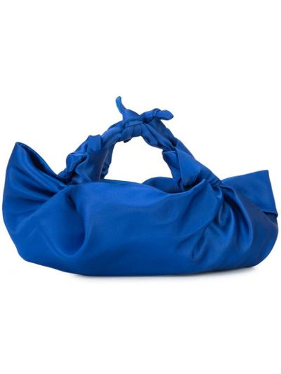 Shop The Row Ascot Small Tote Bag In Blue