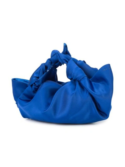 Shop The Row Ascot Small Tote Bag In Blue