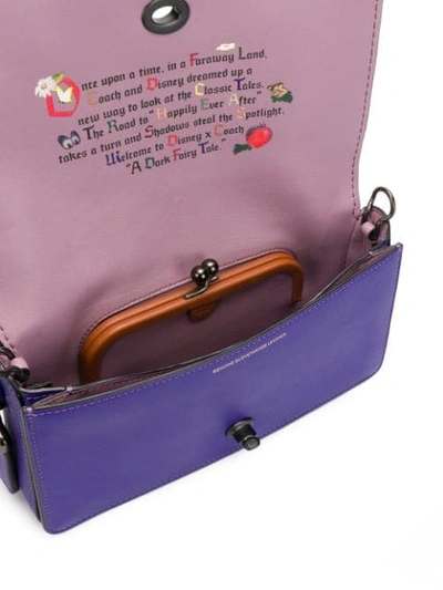Shop Coach X Disney Dinky Bag In Purple