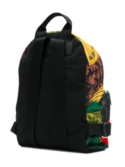 Shop Mcq By Alexander Mcqueen Printed Backpack In Black