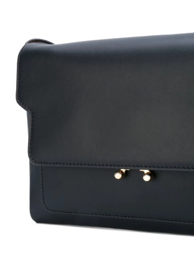 Shop Marni Pocket Trunk Bag In Black