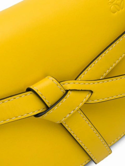 Shop Loewe Gate Belt Bag In Yellow