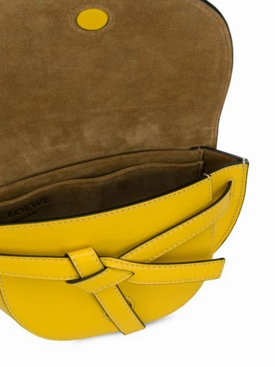 Shop Loewe Gate Belt Bag In Yellow