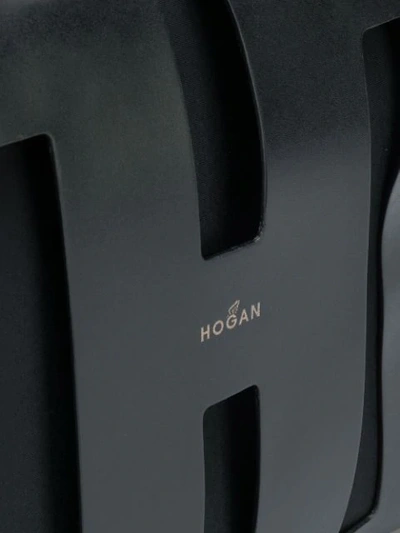Shop Hogan H Logo Tote In Black