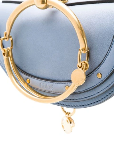 Chloé Nile Minaudiere Bag In Blue