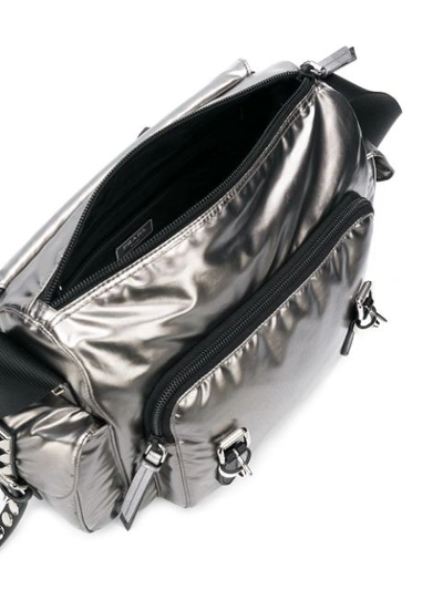 Shop Prada Metallic Shoulder Bag