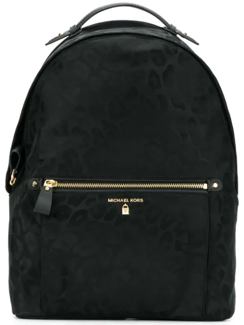 michael kors black leopard purse