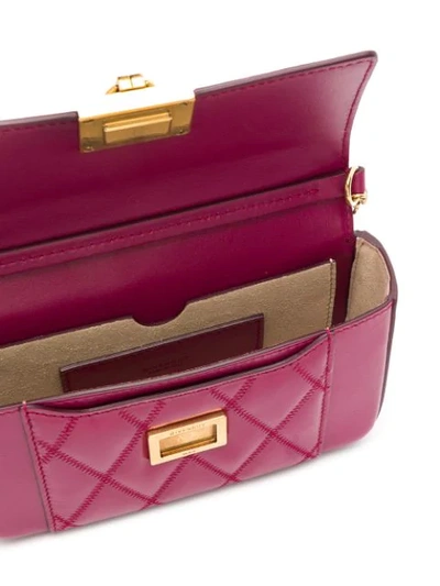 Shop Givenchy Quilted Cross Body Bag In Pink