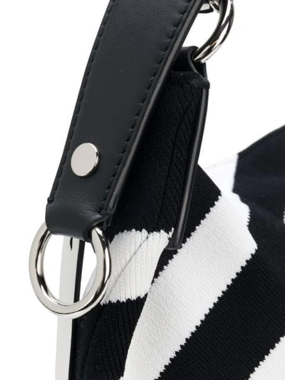 Shop Proenza Schouler Medium Knit Zip Hobo In Black