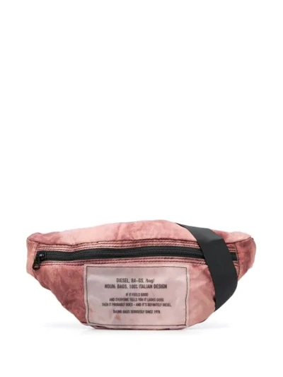 Shop Diesel Packable Belt Bag In Brown