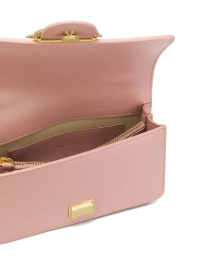 Shop Pinko Love Simply Cross Body Bag In Q19 Light Pink