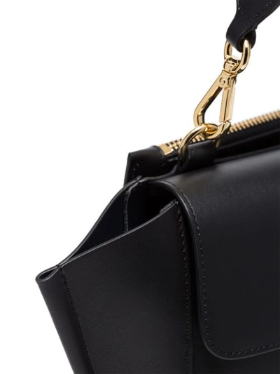 Shop Wandler Medium Hortensia Bag In Black