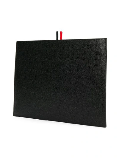Shop Thom Browne Large Envelope Clutch In Black