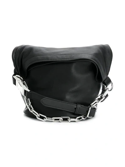 Shop Alexander Wang Attica Chain Sac Bag In Black