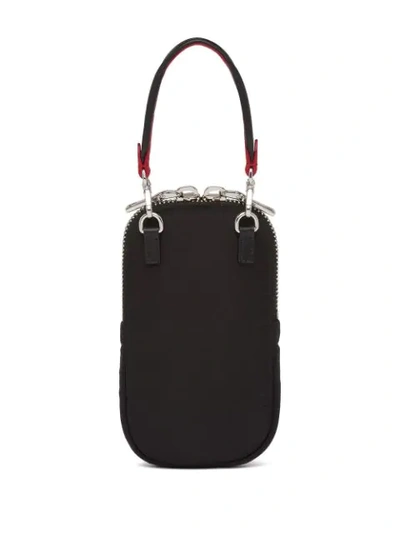 Shop Prada Padded Mini Bag In Black