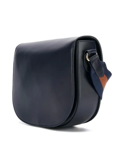 Shop Apc Ava Shoulder Bag In Blue