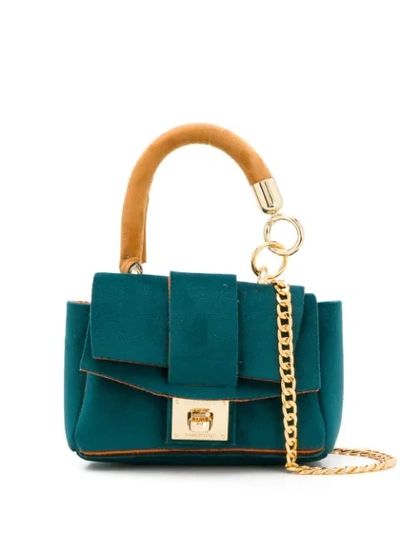 Shop Alila Mini 'venice' Handtasche In Blue