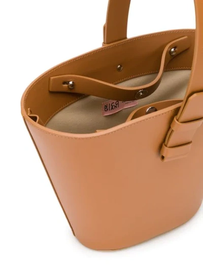Shop Nico Giani Medium Bucket Bag In Brown