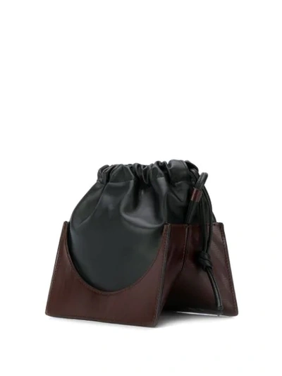 Shop Yuzefi 'pouchy' Handtasche In Brown