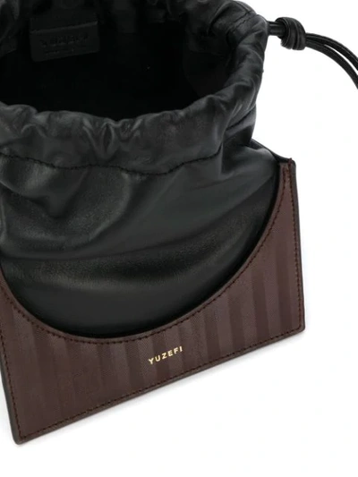 Shop Yuzefi 'pouchy' Handtasche In Brown