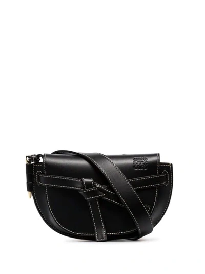 Shop Loewe Gate Belt Bag In Black