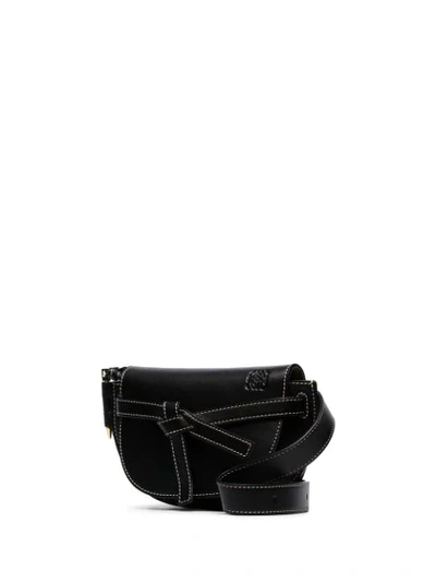 Shop Loewe Gate Belt Bag In Black