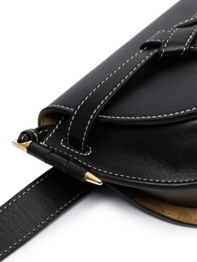 Shop Loewe Gate Belt Bag In Black