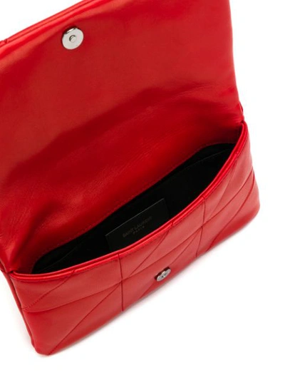 Shop Saint Laurent Small Jamie Bag In Red