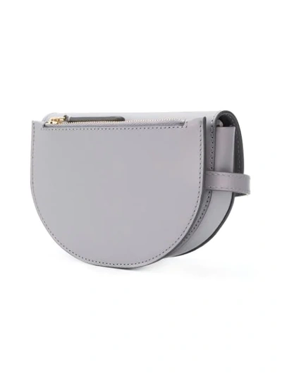 Shop Wandler Grey Anna Leather Belt Bag