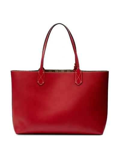 Shop Gucci Reversible Gg Medium Tote In 8411 Red