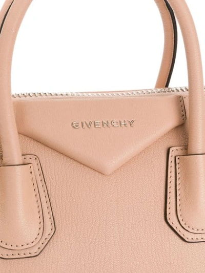 Givenchy 'small Antigona' Leather Satchel - Beige In Neutrals